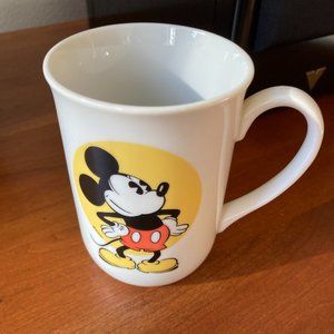 Walt Disney World Disneyland Porcelain Coffee Mug Cup Mickey Mouse Japan VGT